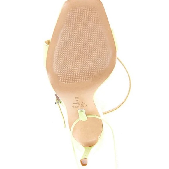 New Schutz Vikki Leather Ankle Wrap Thong Dress Sandals - Picture 10 of 16